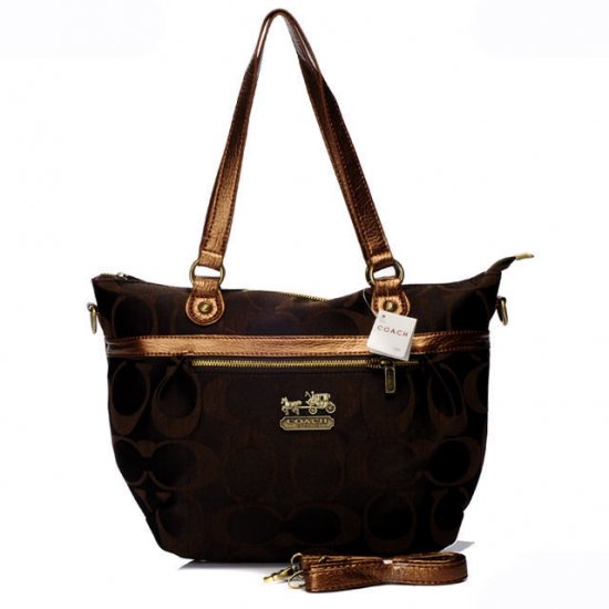 Coach In Signature Small Coffee Totes AQD